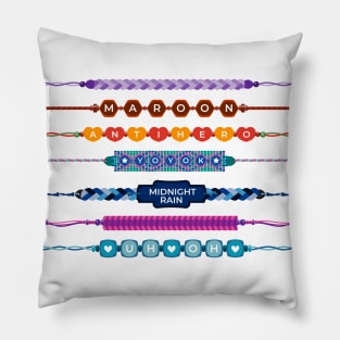 Midnight Friendship Bracelets Pillow