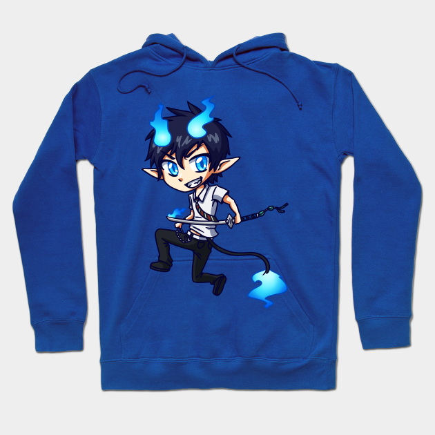 blue exorcist hoodie