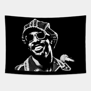 WHITE ART - Stevie Wonder Tapestry