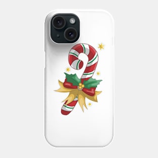 Colorful candy cane Phone Case