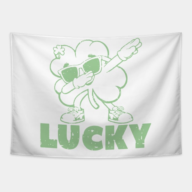 Lucky 4 Leaf Clover Tapestry by Etopix