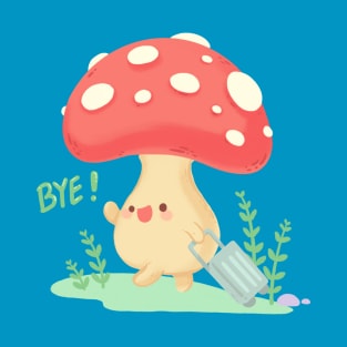 mushroom going on vacation T-Shirt