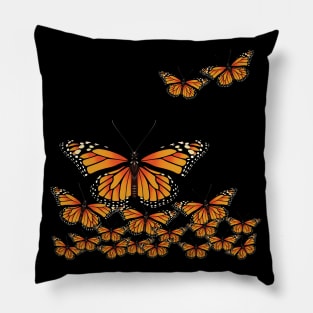 Monarch Butterflies Assemble! Pillow