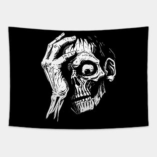 Facepalm Zombie Tapestry