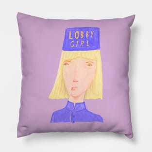 Lobby Girl Pillow