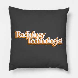 Radiology technologist - retro design Pillow