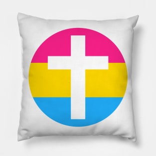 Pan Pride Cross Pillow