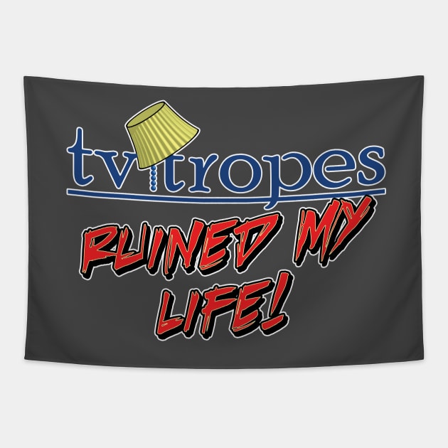 TV Tropes Ruined My Life! Tapestry by DelNocheDesigns