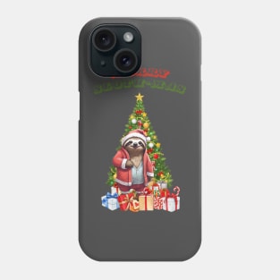 Christmas Sloth Phone Case