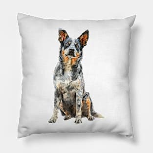 Australian Stumpy Tail Cattle Dog Pillow