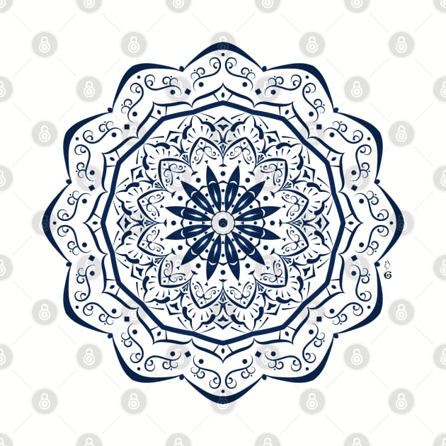 Blu mandala by HagalArt