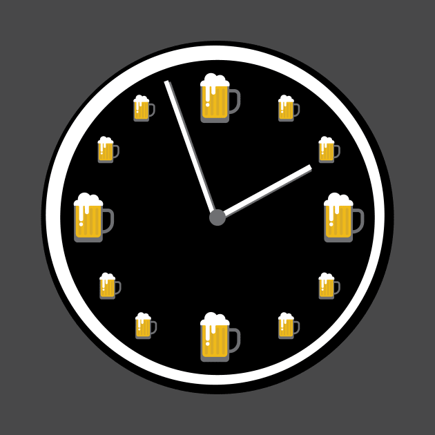 Funny Beer O' Clock Time by Suniquin