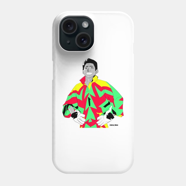 immortal jorge campos goal keeper in mexico tri selection of soccer Phone Case by jorge_lebeau