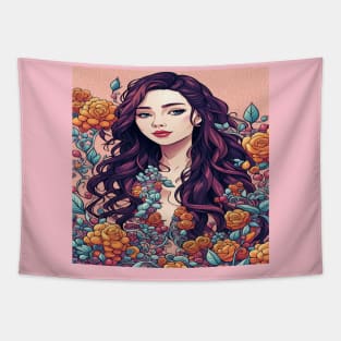 Spring girl Tapestry