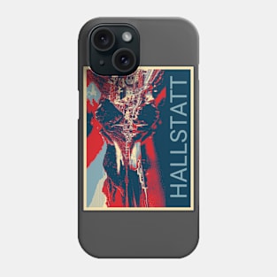 Hallstatt in Austria in Shepard Fairey style Phone Case