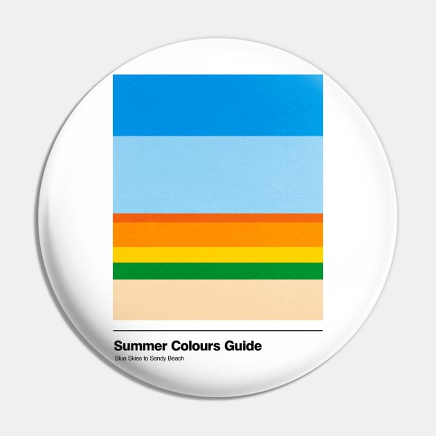 Summer Colours Guide Pin by gutsandglory