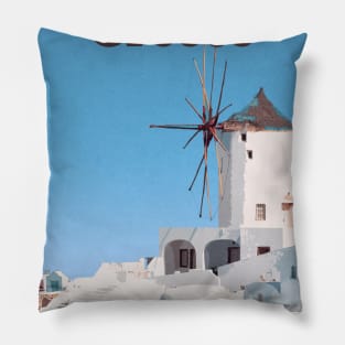 Visit Greece Pillow