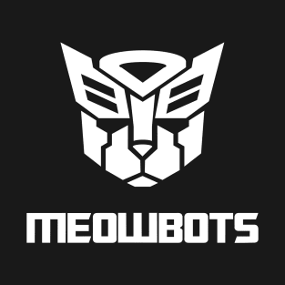 Meowbots - Cat Autobots White T-Shirt