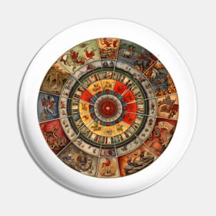 Wheel of Samsara Pin