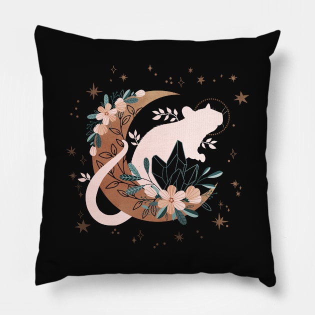 Celestial Rat Pillow by Psitta