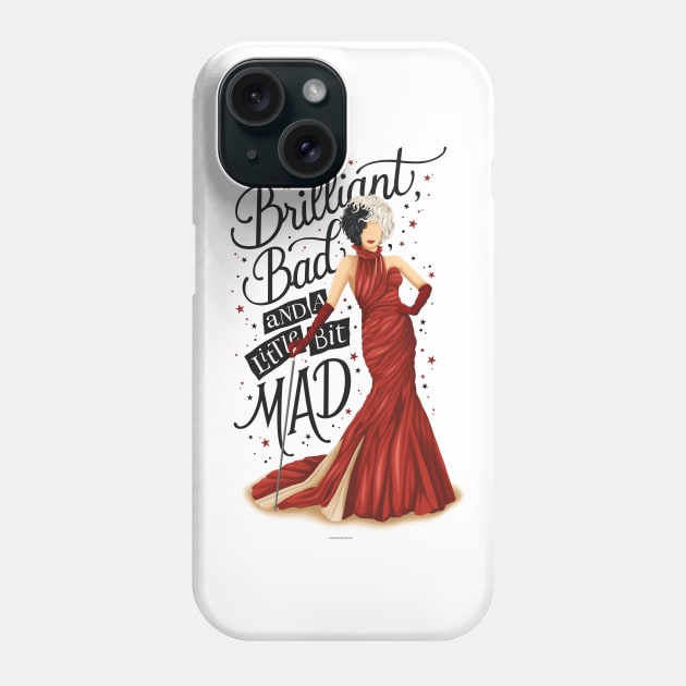 Cruella Phone Case by Nour Tohme