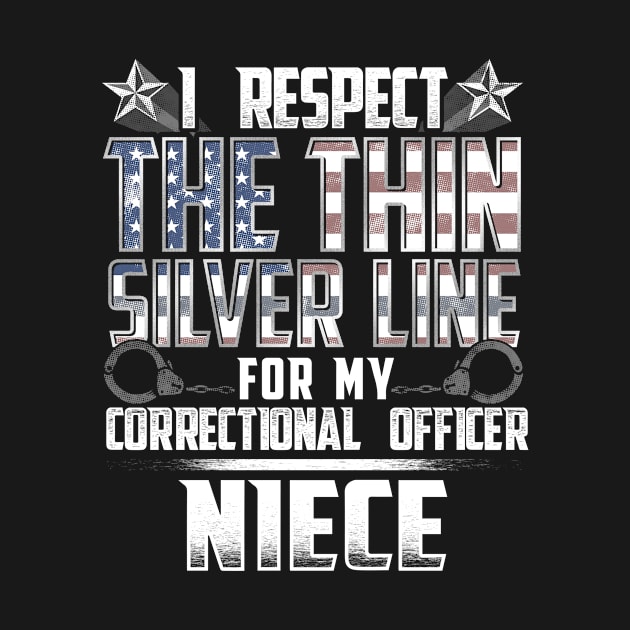 Correctional Office Niece Thin Silver Line by wheedesign