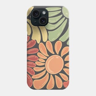 colorful flowers Phone Case