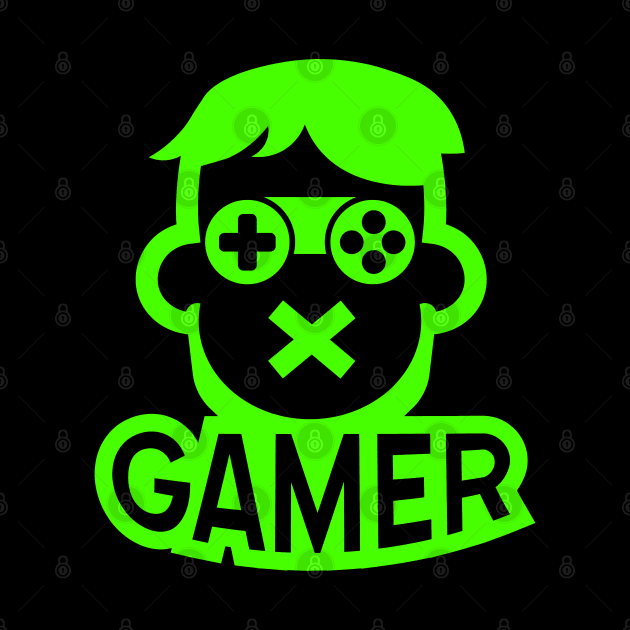 GAMER - 90S GREEN FLUO EDITION by BACK TO THE 90´S