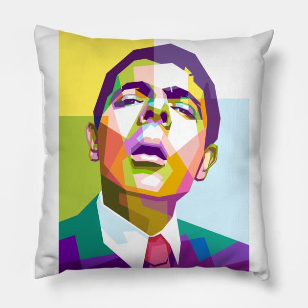 rowan atkinson Pillow by lots of artWork