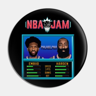 NBA JAM - Philly Basketball Pin