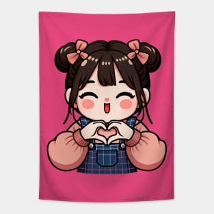 Cute Little Girl Tapestry