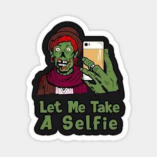 Zombie Selfie Magnet