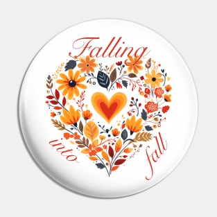 Autumn Heart Pin