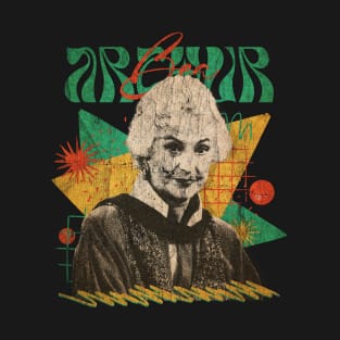 VINTAGE POP RETRO -Bea Arthur Golden Squad Black-  STYLE 70S T-Shirt