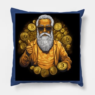 Bitcoin Millionaire Crypto Investor Pillow