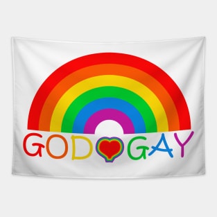 God Loves Gays Tapestry