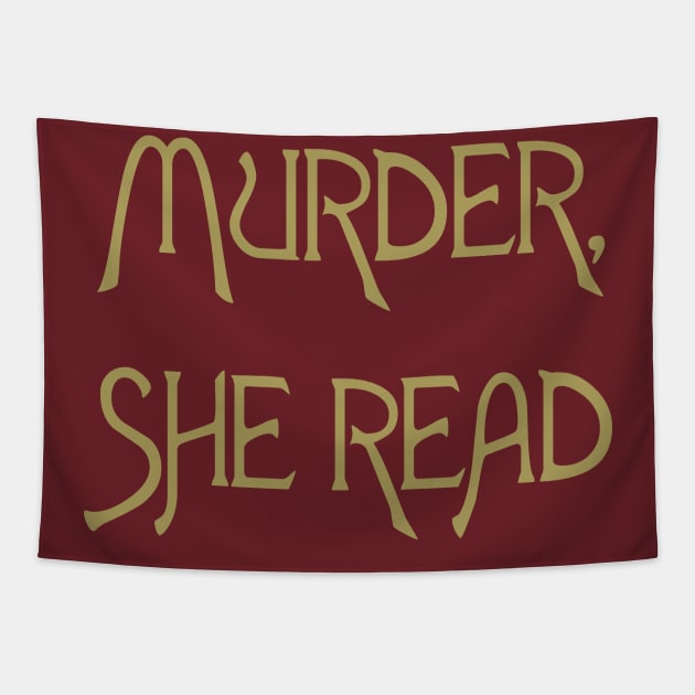 Murder, She Read Tapestry by MurderSheWatched