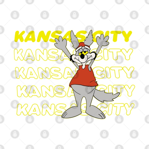 Kansas City Wolf Vibes by RipleyArtShop