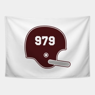 Texas A&M Area Code Helmet Tapestry