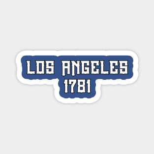 Los Angeles 1781 Magnet