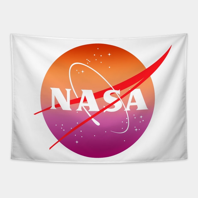 Subtle Lesbian NASA Tapestry by GasparArts