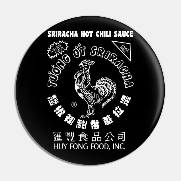 Sriracha Hot Chili Sauce Pin by zellaarts