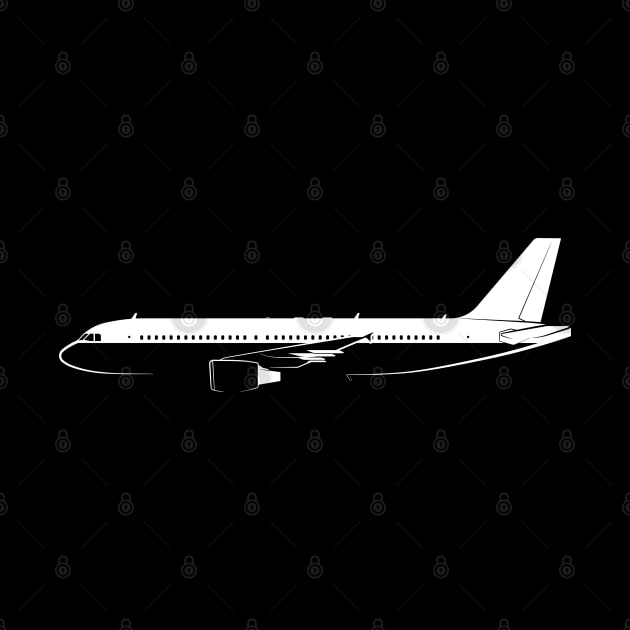 Airbus A320 Silhouette by Car-Silhouettes