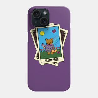 TAROT CARDS DECK | THE EMPRESS. | FORTUNE CAT Phone Case