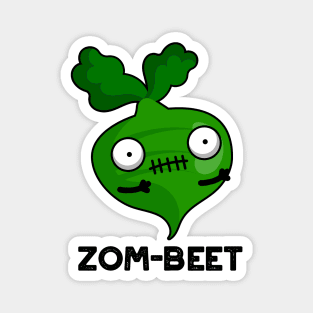 Zom-beet Cute Halloween Zombie Beet Pun Magnet