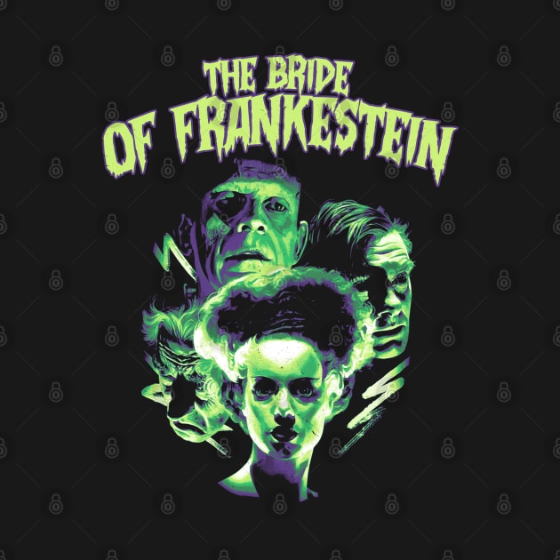 The Bride of Frankenstein Horror Classic by OrcaDeep