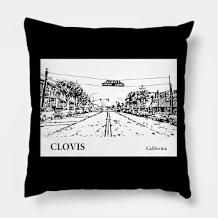 Clovis California Pillow