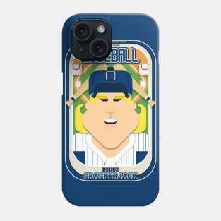 Baseball Blue Pinstripes - Deuce Crackerjack - Hazel version Phone Case