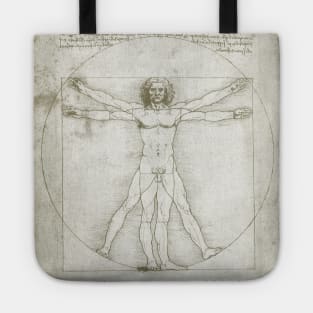 Vitruvian Man by Leonardo da Vinci Tote