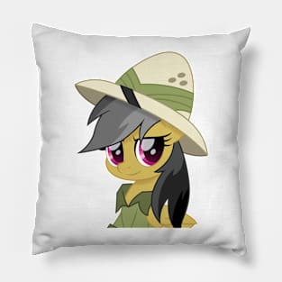 Daring Do portrait Adventurer Pillow